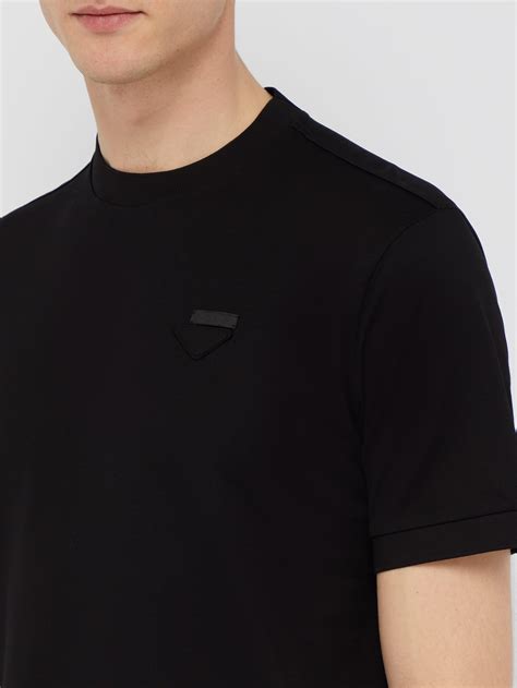 mens black prada shirt|Prada men' s t shirts.